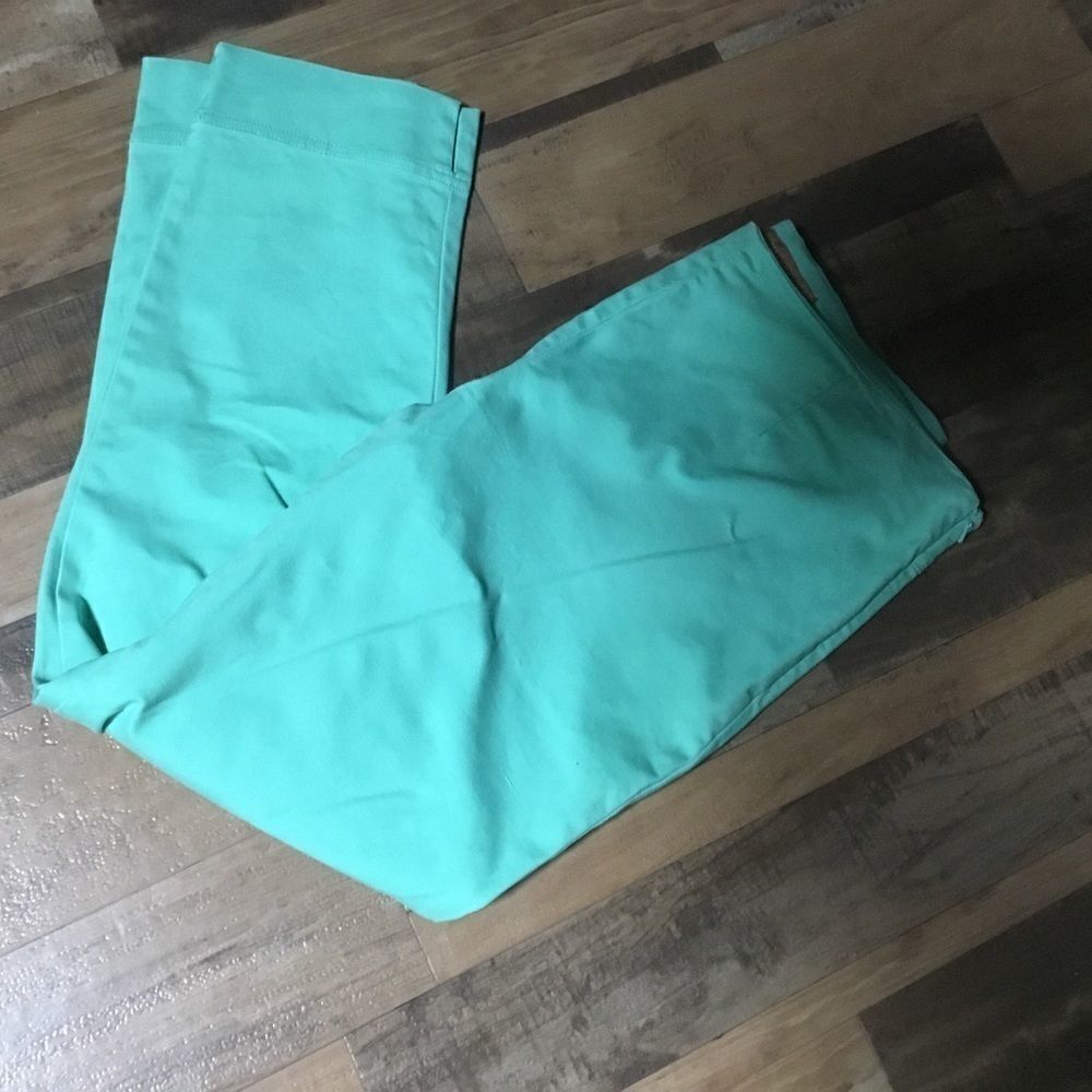 Ellen Tracy Brand Soft Green Womens Slacks Sz 8